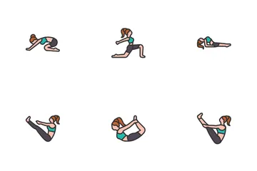 Yoga Poses Icon Pack
