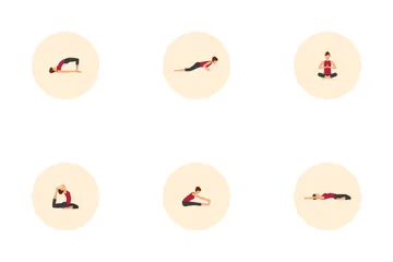 Yoga Poses Icon Pack