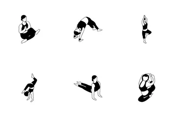 Yoga Poses Icon Pack