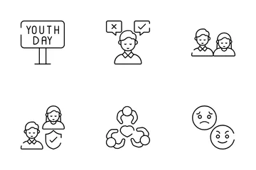 Youth Day Icon Pack