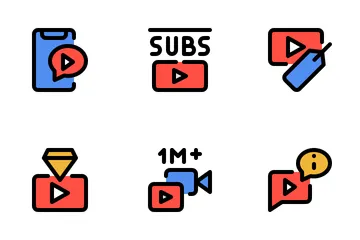 YouTube Video Icon Pack