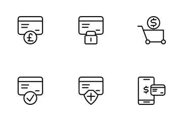 Zahlung und Transaktion Symbolpack