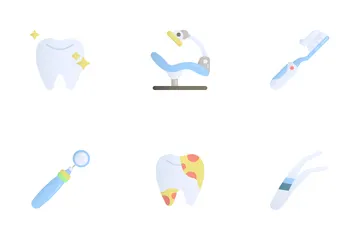 Zahnpflege Symbolpack