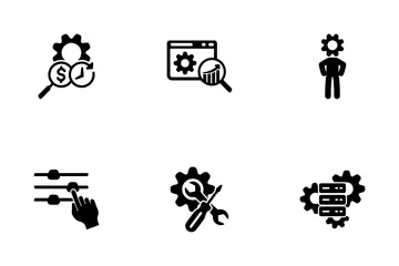 Zahnräder Symbolpack