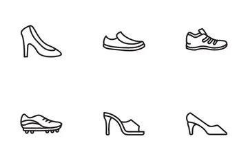 Zapatos Paquete de Iconos