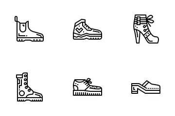 Zapatos Paquete de Iconos