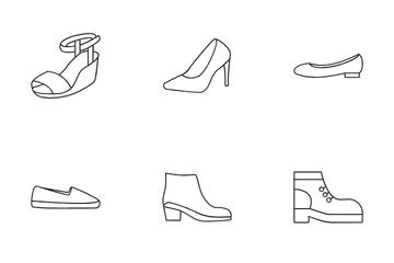 Zapatos Paquete de Iconos