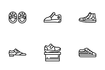 Zapatos Paquete de Iconos