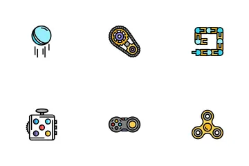 Zappelspielzeug Lustiges Antistress-Spiel Icon Pack