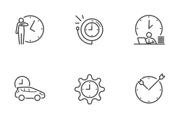 Zeitmanagement Symbolpack