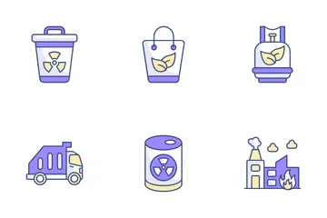 Zero Waste And Recycling Icon Pack