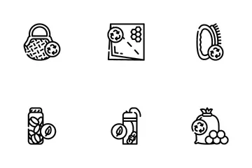 Zero Waste Products Icon Pack