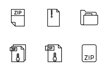 Zip File Icon Pack
