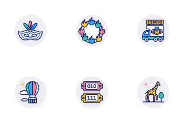 Zirkuselemente Symbolpack
