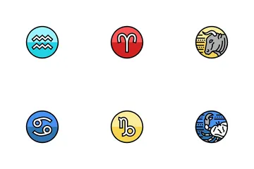 Zodiac Astrological Sign Animal Icon Pack