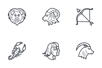 Zodiac Signs Icon Pack