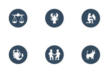 Zodiac Signs  Icon Pack