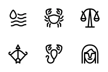 Zodiac Signs Icon Pack