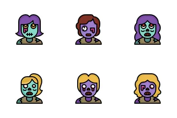 Zombie Avatars Icon Pack