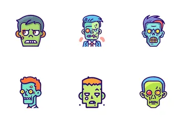 Zombify Undead Halloween Zombie Icon Pack