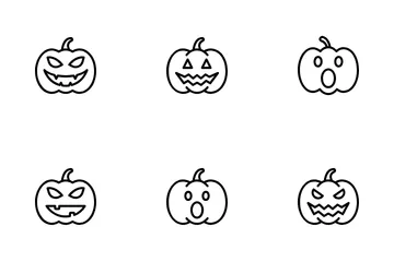 Zucca di Halloween Icon Pack