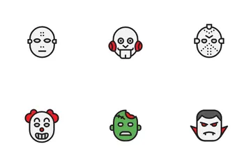 ZUMBI E FANTASMA Pacote de Ícones