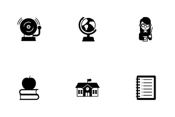 Zurück zur Schule Icon Pack