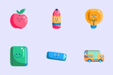 Zurück zur Schule Icon Pack