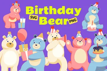 誕生日クマ アイコンパック