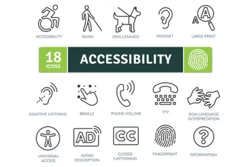 Accessibilité Pack d'Icônes