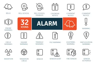 Alarma Paquete de Iconos