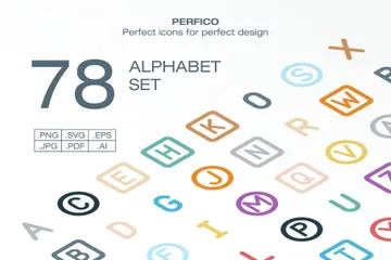 Alphabet Icon Pack