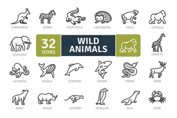 Animaux sauvages Pack d'Icônes