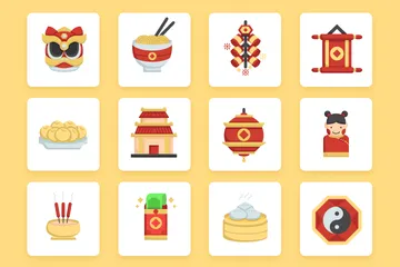 Año Nuevo Chino Paquete de Iconos