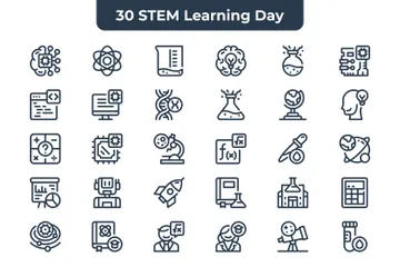 Journée d'apprentissage STEM Pack d'Icônes