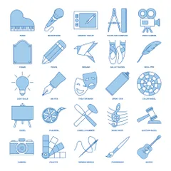 Art Symbols, Design And Drawing Icon Pack