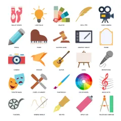 Art Symbols, Design And Drawing Icon Pack