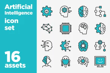 Artificial Intelligence Icon Pack