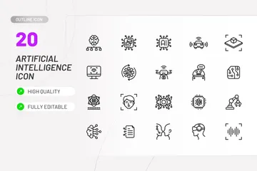 Artificial Intelligence Icon Pack