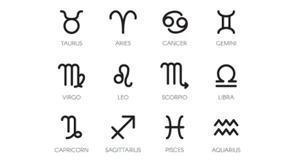 Astrological Zodiac Sign Icon Pack