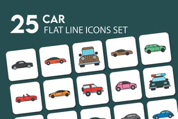 Automobile Vehicles Icon Pack