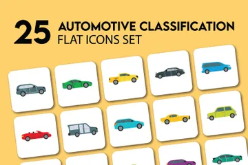 Automobilklassifizierung Symbolpack