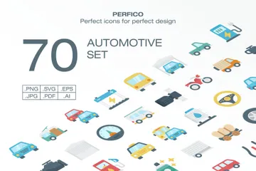 Automotor Paquete de Iconos