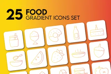 Bakery Food And Restaurant Icon Pack