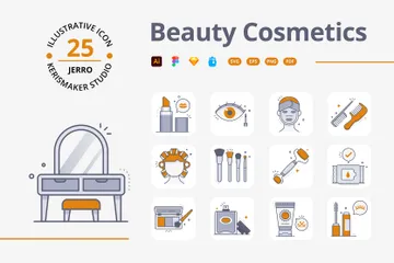 Beauté Cosmétique Pack d'Icônes