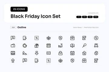 Black Friday Icon Pack