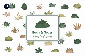 Bush & Grass Icon Pack