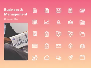 Business And Management Icon Pack