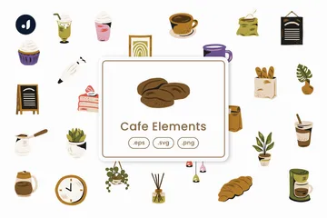 Cafe Elements Icon Pack