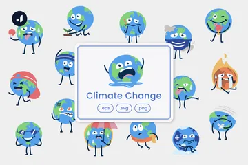 Cambio climático Paquete de Iconos